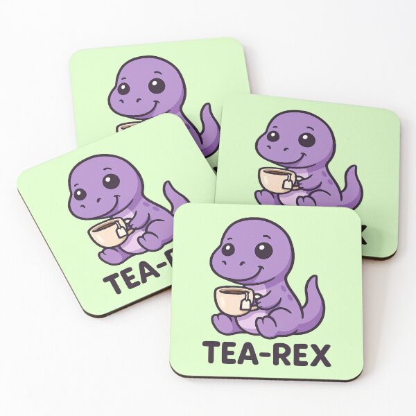 Item preview, 'Tea-Rex' Illustration designed and sold by TSQ.