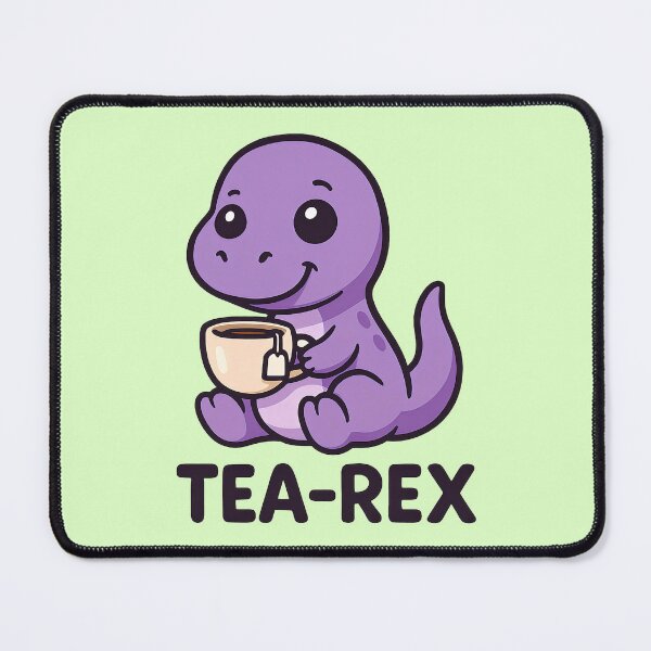 Item preview, 'Tea-Rex' Illustration designed and sold by TSQ.