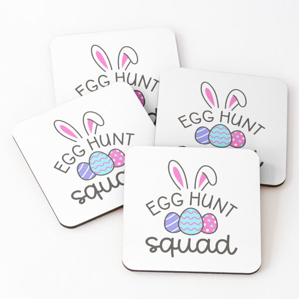 Item preview, Stylish Egg Hunt Squad Sticker with Bunny Ears and Decorative Eggs designed and sold by BubiStudio.