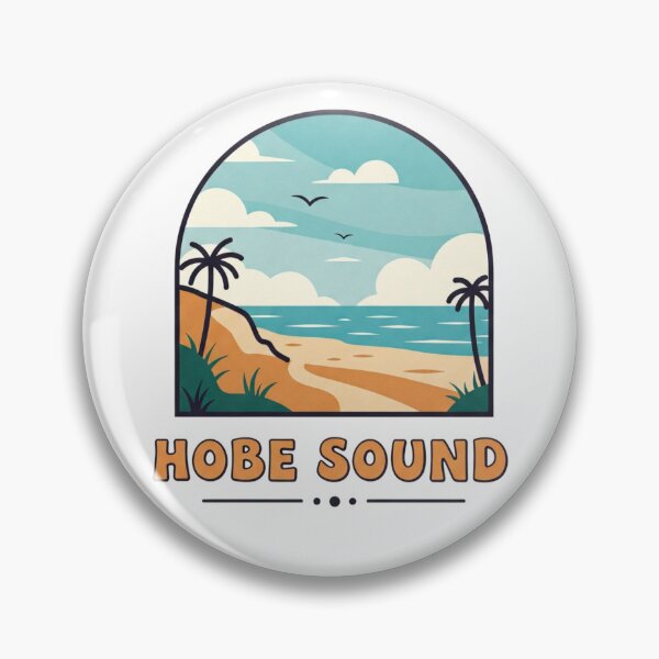 Item preview, Hobe Sound | Scenic and Serene Coastal-Inspired Graphic designed and sold by Tw1nsAIArt.