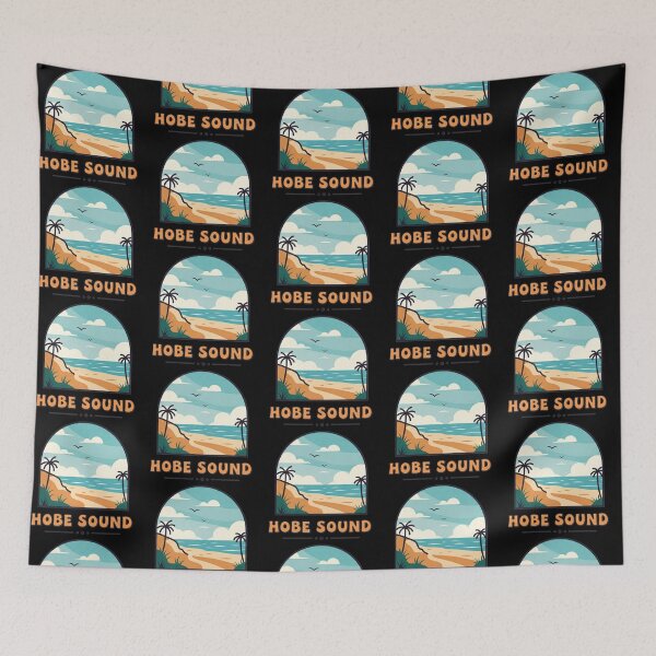 Item preview, Hobe Sound | Scenic and Serene Coastal-Inspired Graphic designed and sold by Tw1nsAIArt.