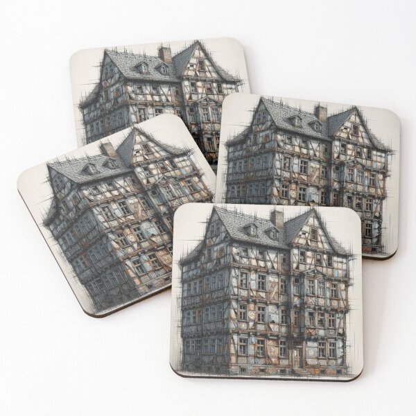 Item preview, Abstract half-timbered house transformation designed and sold by Sigtrix.
