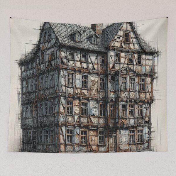 Item preview, Abstract half-timbered house transformation designed and sold by Sigtrix.