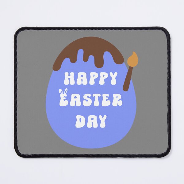 Item preview, Happy Easter Day Sticker with Painted Egg and Chocolate Drip Design designed and sold by BubiStudio.