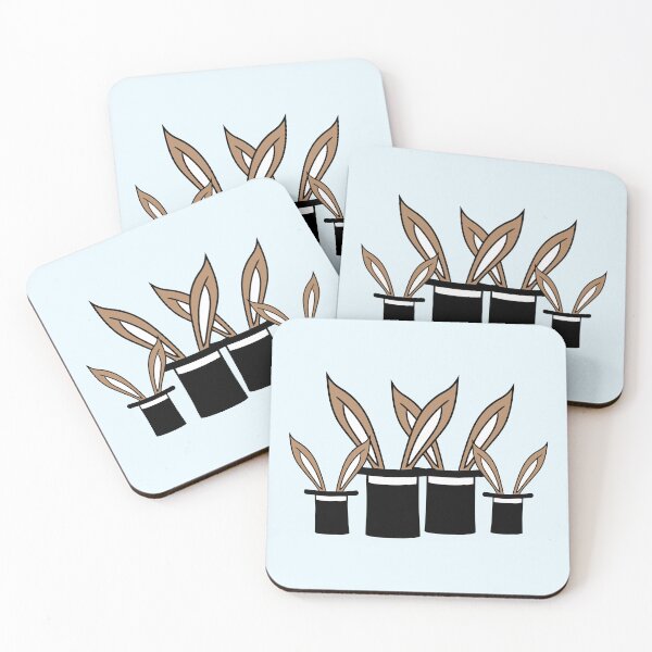 Item preview, 4 Rabbits Family Top Hat Magic Trick Child Dad Mom designed and sold by shirt-o-mat.