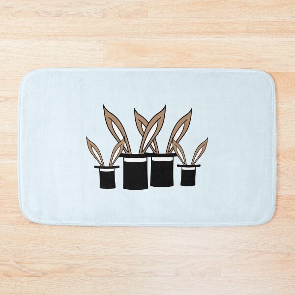 Item preview, 4 Rabbits Family Top Hat Magic Trick Child Dad Mom designed and sold by shirt-o-mat.
