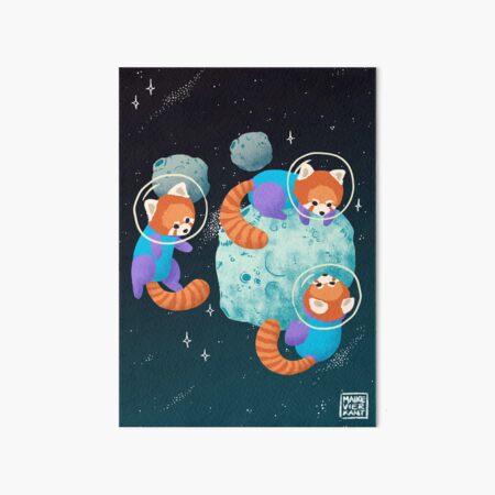 Item preview, Red Space Pandas designed and sold by Vierkant.