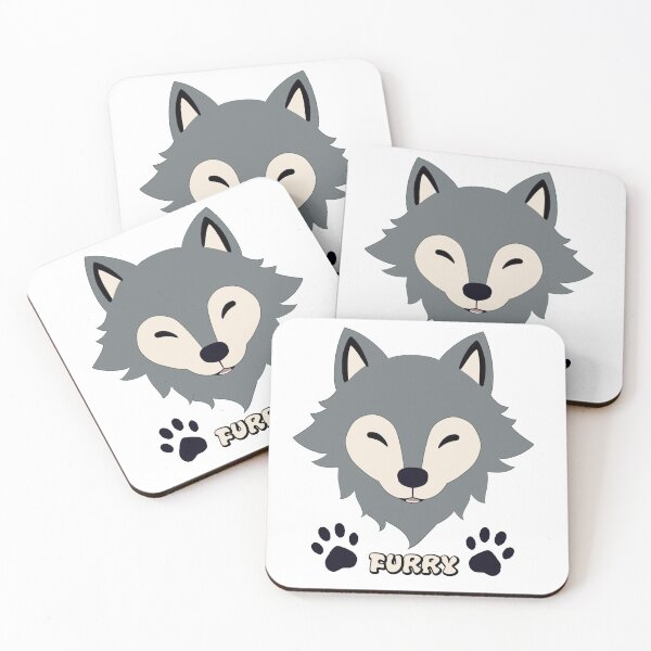 Item preview, Furry Wolf - Cute Illustration  designed and sold by FarieArt.