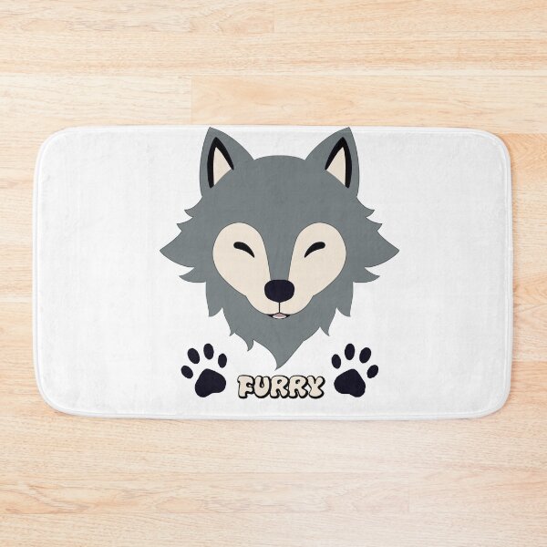 Item preview, Furry Wolf - Cute Illustration  designed and sold by FarieArt.