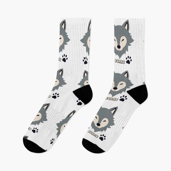 Item preview, Furry Wolf - Cute Illustration  designed and sold by FarieArt.