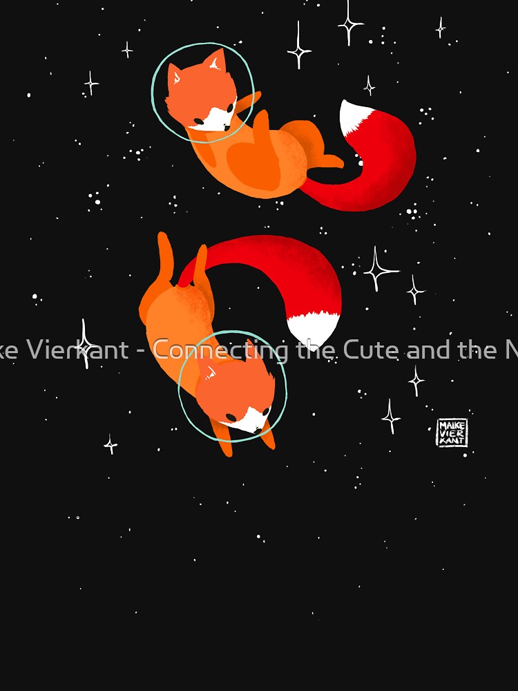 Thumbnail 7 of 7, Classic T-Shirt, Space Foxes designed and sold by Vierkant.