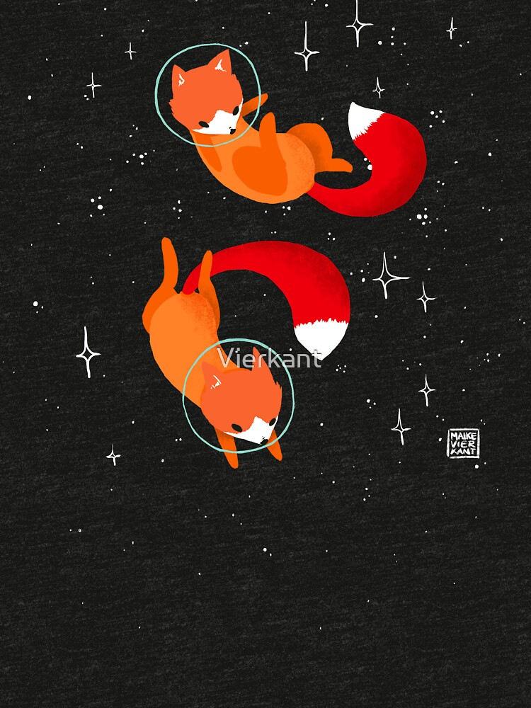 Thumbnail 7 of 7, Tri-blend T-Shirt, Space Foxes designed and sold by Vierkant.
