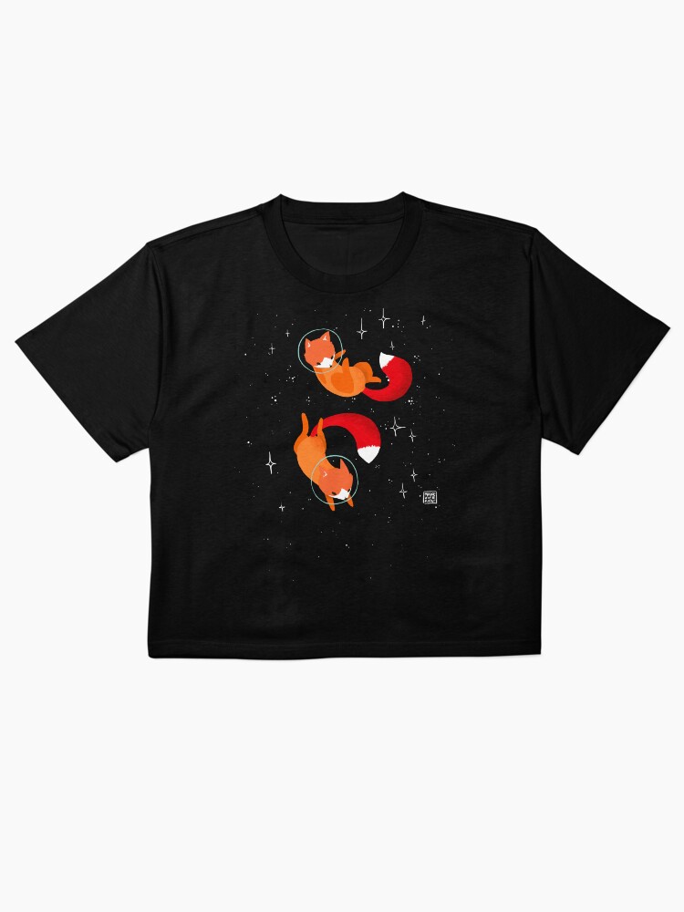 Thumbnail 2 of 4, Boxy T-Shirt, Space Foxes designed and sold by Vierkant.