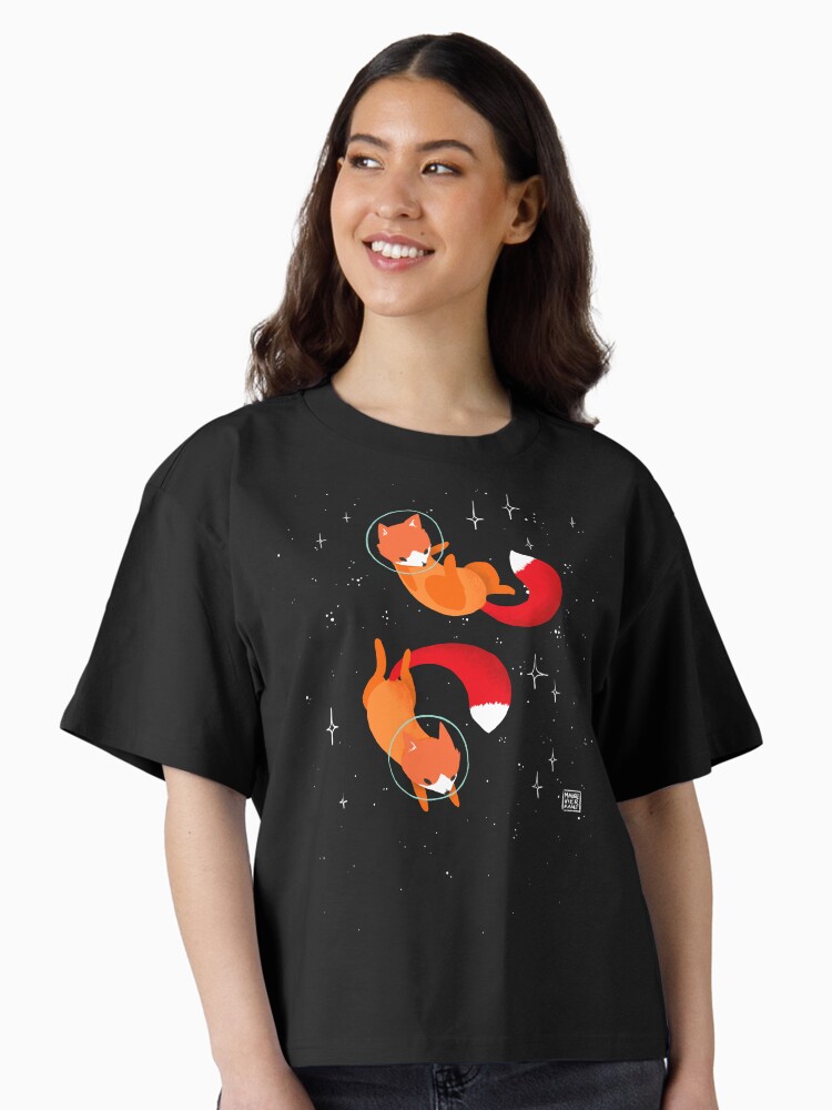 Thumbnail 1 of 4, Boxy T-Shirt, Space Foxes designed and sold by Vierkant.