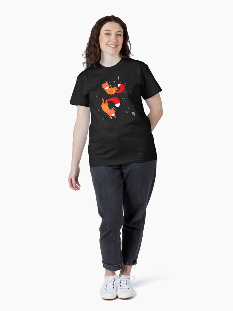 Thumbnail 4 of 7, Classic T-Shirt, Space Foxes designed and sold by Vierkant.