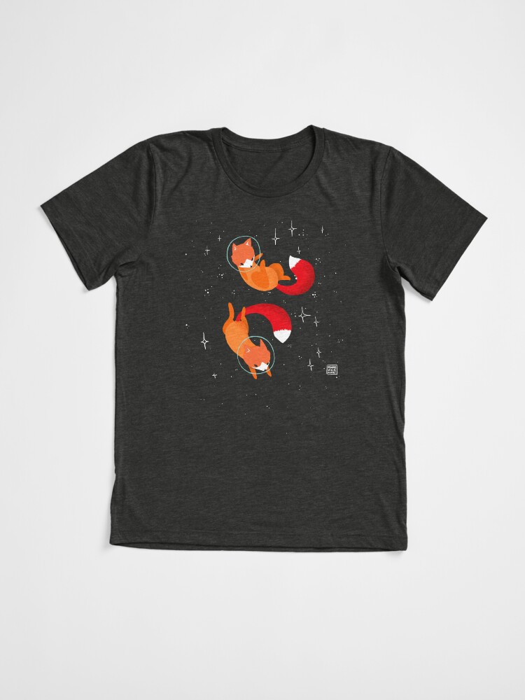 Thumbnail 3 of 7, Tri-blend T-Shirt, Space Foxes designed and sold by Vierkant.