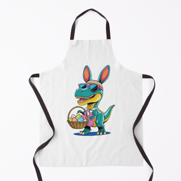 Item preview, funny easter dinosaur bunny with colorful eggs ,Happy Easter,Easter Humor,Easter Day,funny easter design designed and sold by Expressions-Sel.