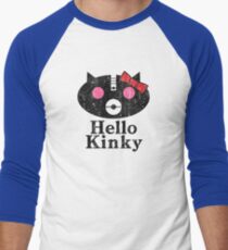 Hello Kinky Men's Baseball ¾ T-Shirt