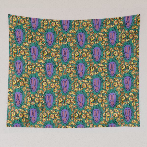 Item preview, Psycho Artwork acrylic paint colourful  designed and sold by STEF-MARKT.