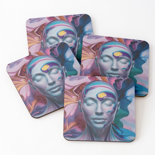 Item preview, Fluid Acrylic With face Pouring Paint Art 3D designed and sold by Charlygood.