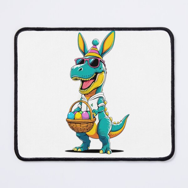 Item preview, funny easter dinosaur with sunglasses with colorful eggs ,Happy Easter,Easter Humor,Easter Day,funny easter design designed and sold by Expressions-Sel.