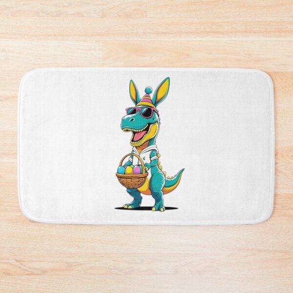 Item preview, funny easter dinosaur with sunglasses with colorful eggs ,Happy Easter,Easter Humor,Easter Day,funny easter design designed and sold by Expressions-Sel.