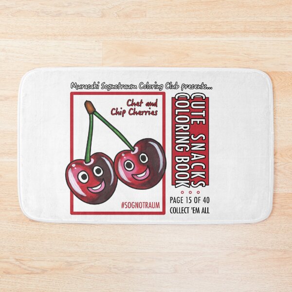 Item preview, Murasaki Sognotraum Coloring Club - Cute Snacks Coloring Book Page 15 designed and sold by GetContented.