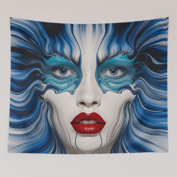 Item preview, Fluid Acrylic With face Pouring Paint Art 3D designed and sold by Charlygood.