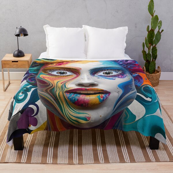 Item preview, Fluid Acrylic With face Pouring Paint Art 3D designed and sold by Charlygood.