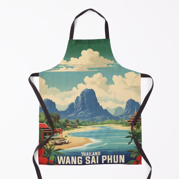 Item preview, Wang Sai Phun Thailand Vintage Retro Travel Tourism designed and sold by TravelersGems.