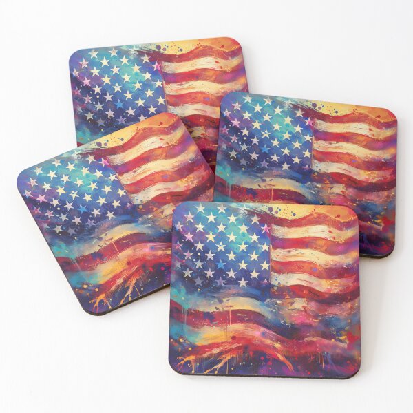 Item preview, USA flag art designed and sold by Andre Faubert.