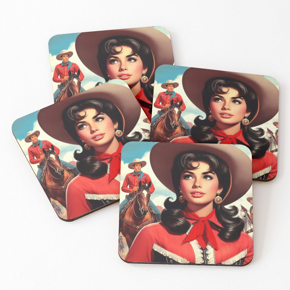 Item preview, Coasters (Set of 4) designed and sold by PulpVintage.