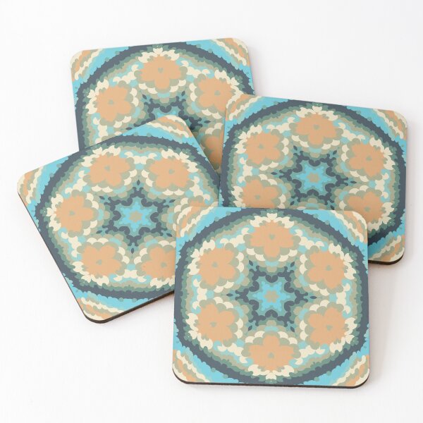 Item preview, Retro Mandala Purple Pink and Blue designed and sold by WormholeOrbital.