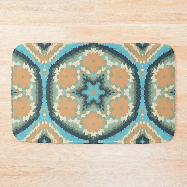 Item preview, Retro Mandala Purple Pink and Blue designed and sold by WormholeOrbital.