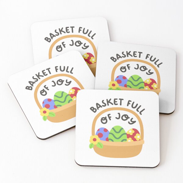 Item preview, Basket Full of Joy Easter Sticker with Decorated Eggs and Flowers designed and sold by BubiStudio.