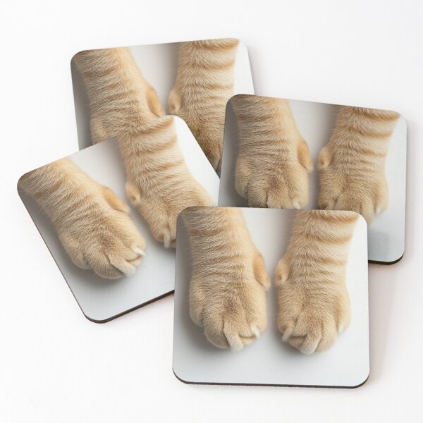 Item preview, Cat paws resting on a white surface designed and sold by anytka.