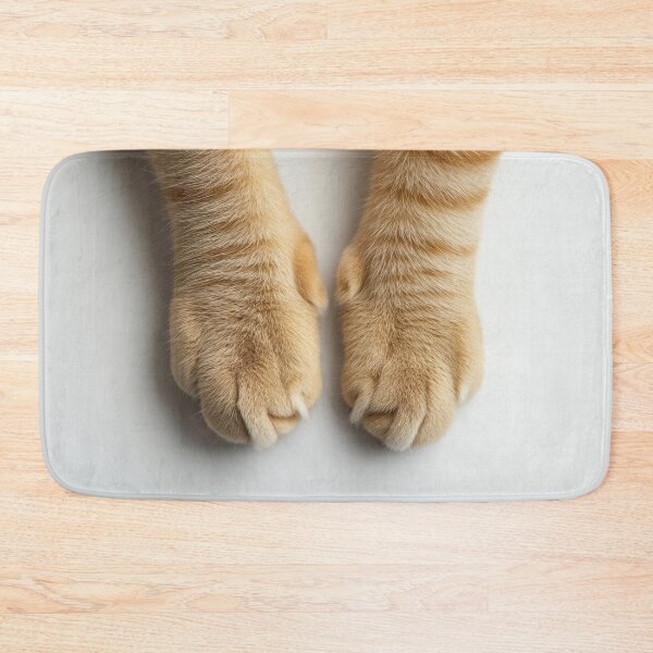 Item preview, Cat paws resting on a white surface designed and sold by anytka.