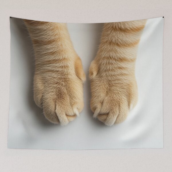 Item preview, Cat paws resting on a white surface designed and sold by anytka.