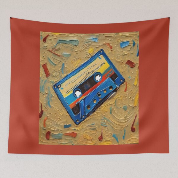 Item preview, "Vintage Cassette Tape: The Analog Sound of an Era" designed and sold by Artisticanvas.