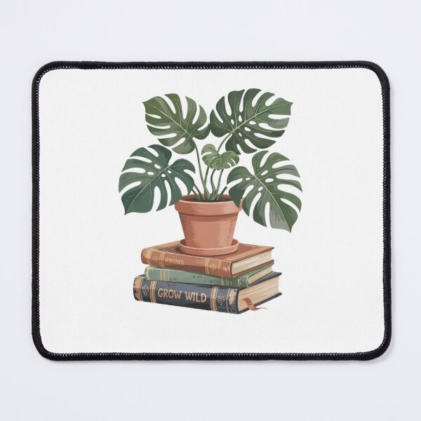 Item preview, houseplant on stacked books designed and sold by Mateusz Majcherek.
