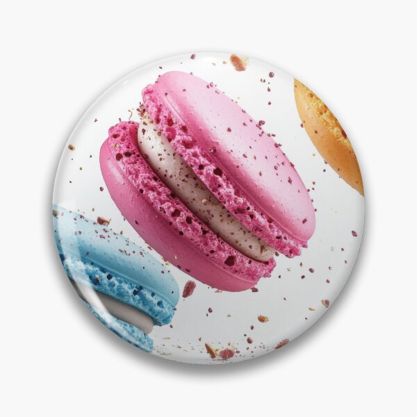 Item preview, Colorful macarons flying in air designed and sold by anytka.