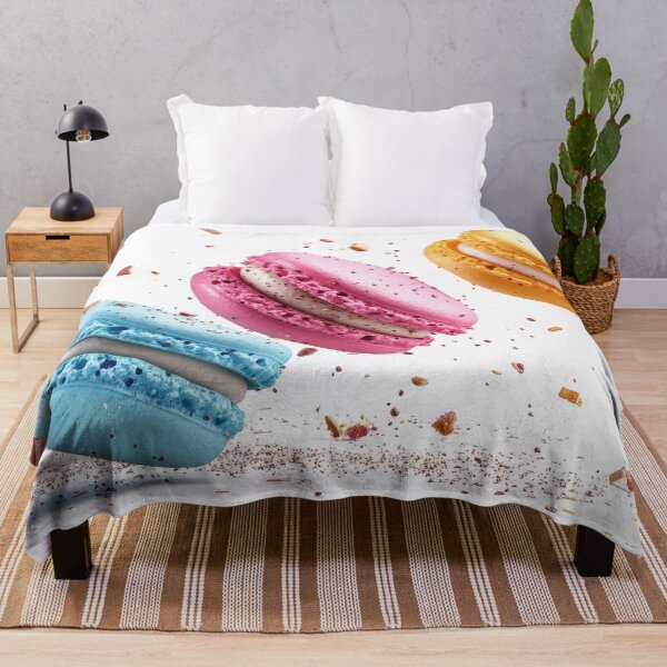 Item preview, Colorful macarons flying in air designed and sold by anytka.