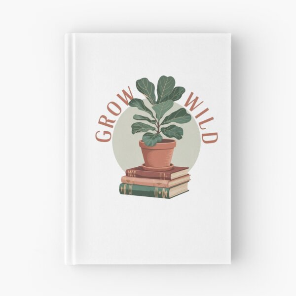 Item preview, houseplant on stacked books designed and sold by Mateusz Majcherek.