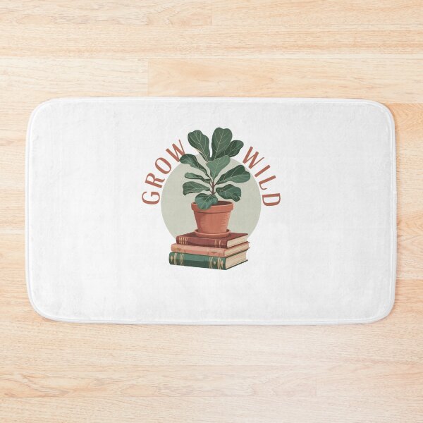 Item preview, houseplant on stacked books designed and sold by Mateusz Majcherek.