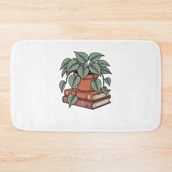 Item preview, houseplant on stacked books designed and sold by Mateusz Majcherek.