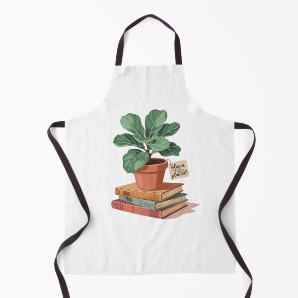 Item preview, houseplant on stacked books designed and sold by Mateusz Majcherek.