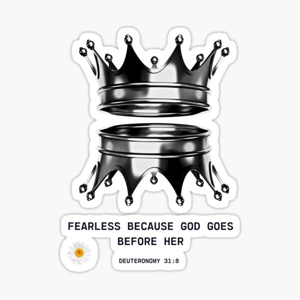Item preview, Fearless – God Goes Before Her T-Shirt" designed and sold by HolyHustleCo.