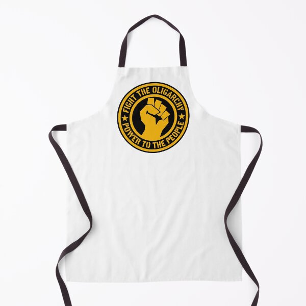 Item preview, Fight the Oligarchy - Power to the People (gold yellow) designed and sold by Thelittlelord.