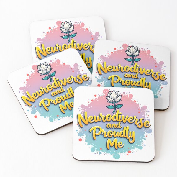 Item preview, Neurodiverse and Proudly Me Logo designed and sold by NoIdeaReally.