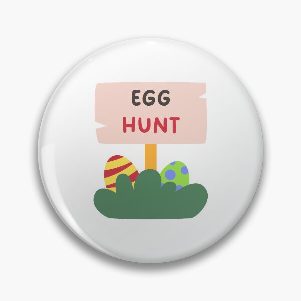 Item preview, Egg Hunt Easter Sticker with Wooden Sign and Hidden Eggs designed and sold by BubiStudio.